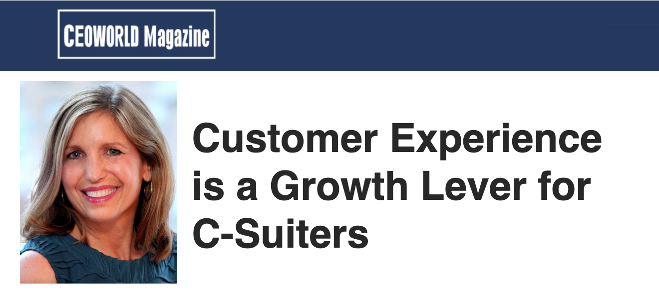 Customer Experience is a Growth Lever for C-Suiters